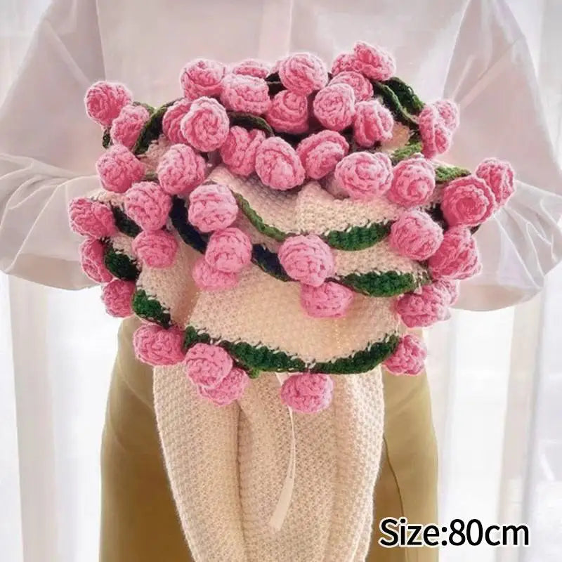 Rose Bouquet Blanket Crochet Sunflower Blanket Bouquet Handmade Blanket of Roses Sofa Blanket manta de rosas Manta De Ramo