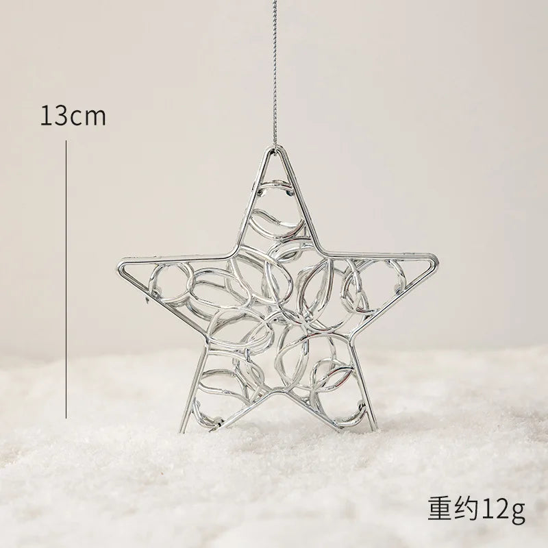 1pc Gold Silver Glitter Angel Ballerina Girl Pendants Merry Christmas Tree Decorations for Home Xmas Ornaments Hanging Pendant