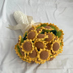 Rose Bouquet Blanket Crochet Sunflower Blanket Bouquet Handmade Blanket of Roses Sofa Blanket manta de rosas Manta De Ramo