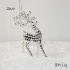 1pc Gold Silver Glitter Angel Ballerina Girl Pendants Merry Christmas Tree Decorations for Home Xmas Ornaments Hanging Pendant