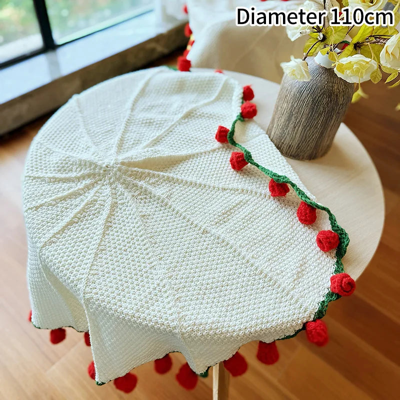Rose Bouquet Blanket Crochet Sunflower Blanket Bouquet Handmade Blanket of Roses Sofa Blanket manta de rosas Manta De Ramo
