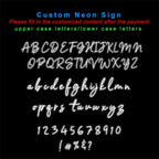 Custom LED Neon Sign Personalized Name Light for Kid Teens Bedroom Unique Gift with Customizable Designs for Trendy Wall Decor