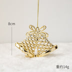 1pc Gold Silver Glitter Angel Ballerina Girl Pendants Merry Christmas Tree Decorations for Home Xmas Ornaments Hanging Pendant