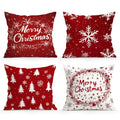 Christmas Snowflakes Cushions Pillowcase Polyester Cushion Cover Throw Pillow Sofa Decoration Pillowcover Home Decor