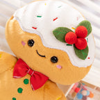 Christmas Series Gingerbread Plush Doll Key Pendant House Wreath Socks Glove Hat Snowman Tree Toy Christmas Tree Party Decor