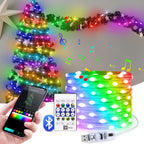 5M/10M/15M/20M RGBIC USB Sting Light Bluetooth APP DIY LED Fairy Lights Garland Decoration for Christmas Wedding Birthday Party