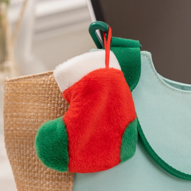 Christmas Series Gingerbread Plush Doll Key Pendant House Wreath Socks Glove Hat Snowman Tree Toy Christmas Tree Party Decor