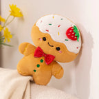 Christmas Series Gingerbread Plush Doll Key Pendant House Wreath Socks Glove Hat Snowman Tree Toy Christmas Tree Party Decor