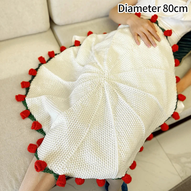 Rose Bouquet Blanket Crochet Sunflower Blanket Bouquet Handmade Blanket of Roses Sofa Blanket manta de rosas Manta De Ramo