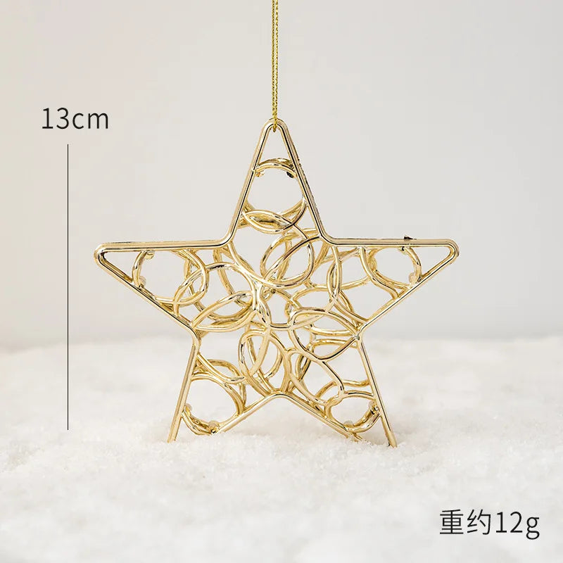 1pc Gold Silver Glitter Angel Ballerina Girl Pendants Merry Christmas Tree Decorations for Home Xmas Ornaments Hanging Pendant