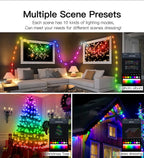 5M/10M/15M/20M RGBIC USB Sting Light Bluetooth APP DIY LED Fairy Lights Garland Decoration for Christmas Wedding Birthday Party