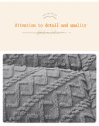 New Super Thick Winter Warm Blanket for Bed Artificial Lamb Cashmere Weighted Blankets Soft Comfortable Warmth Quilt Comforter